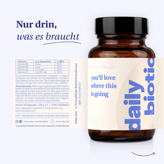 daily biotic - Die tägliche Wohlfühlroutine für deinen Darm